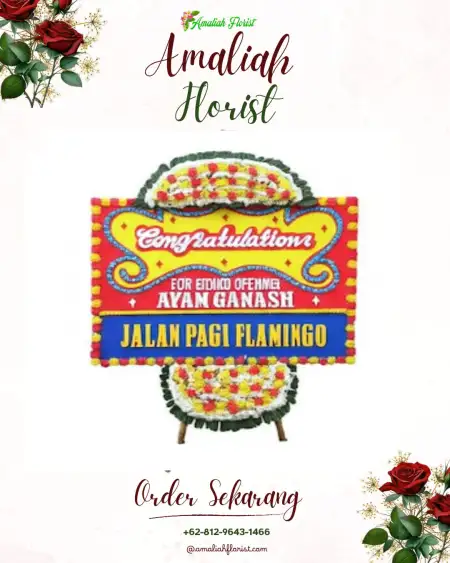Sewa Papan Bunga Wajo
